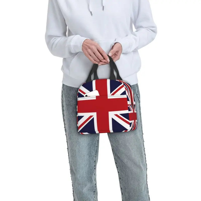 Union Jack Flag Insulated Lunch Bag