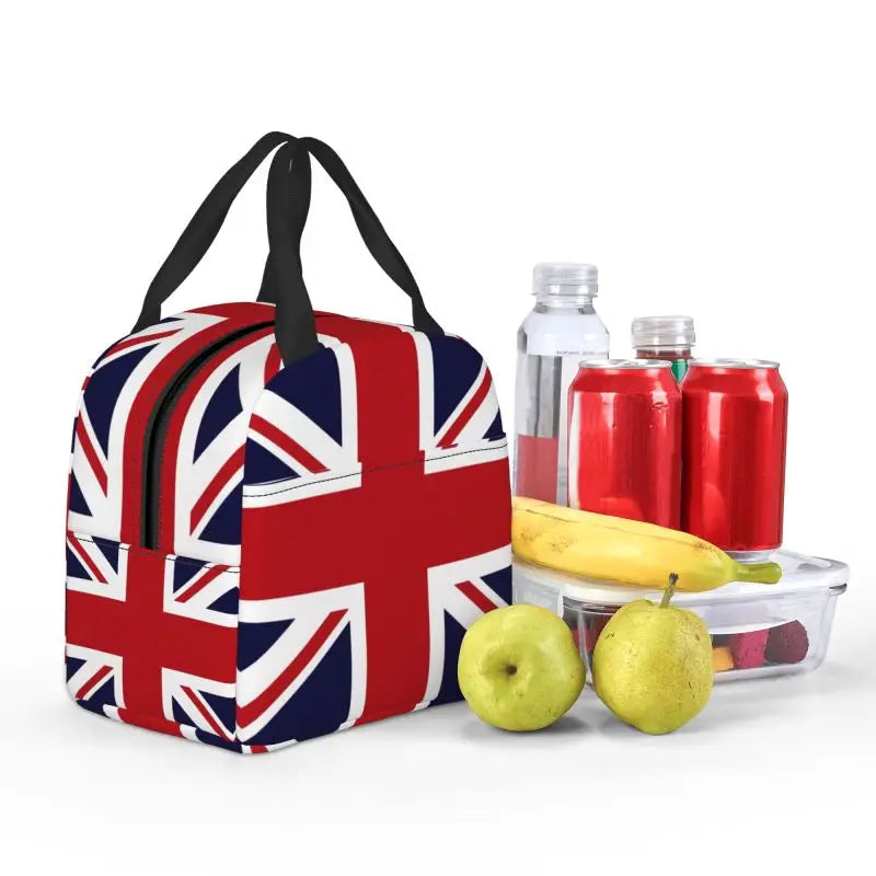 Union Jack Flag Insulated Lunch Bag