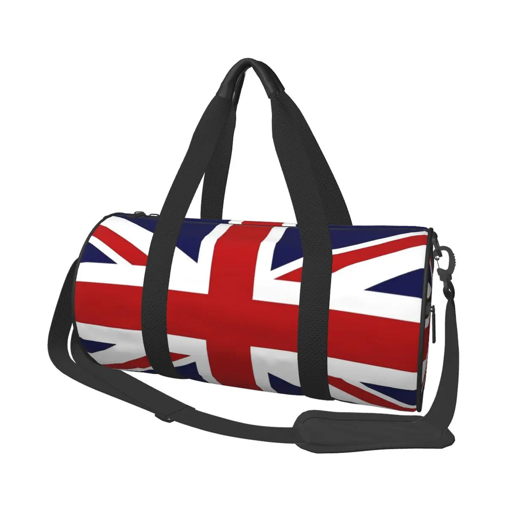 Union Jack Flag Large Duffle Gym Bag