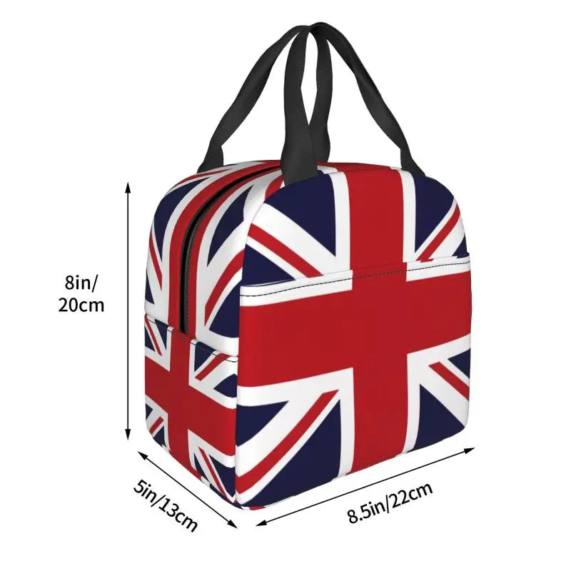 Union Jack Flag Insulated Lunch Bag