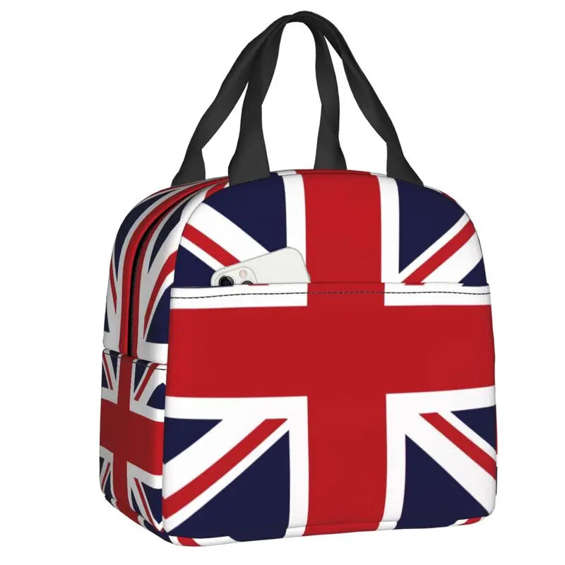 Union Jack Flag Insulated Lunch Bag